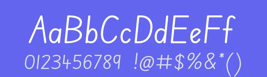 AU School Handwriting Fonts by Tina and Corey Anderson — Script Handwritten Font — thumbnail 3