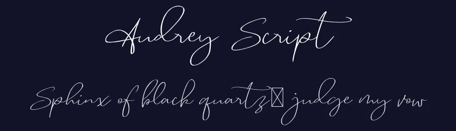Audrey Script by AwanStudio — Script Handwritten Font — thumbnail 2