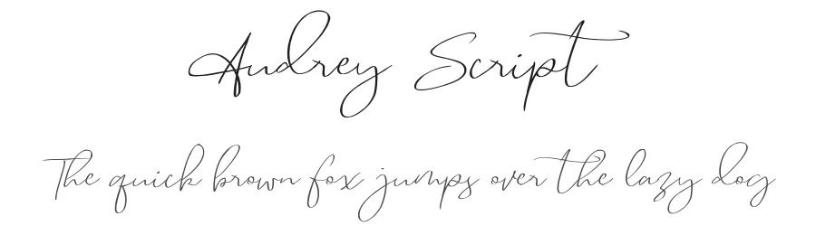 Audrey Script by AwanStudio β Script Handwritten Font