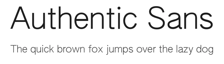 Authentic Sans by AUTHENTIC BUSINESS COMPANY LLC — Sans Serif Font
