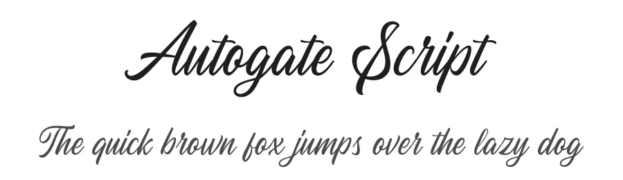 Autogate Script by Letterhend Studio — Script Handwritten Font