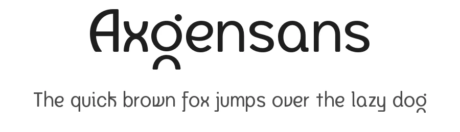 Axgensans by Ragamkata Studio — Sans Serif Font