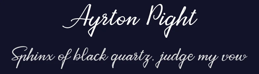 Ayrton Pight by Attract Studio — Script Handwritten Font — thumbnail 2