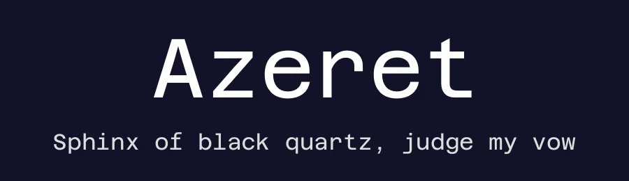 Azeret by Martin Vácha — Sans Serif Font — thumbnail 2
