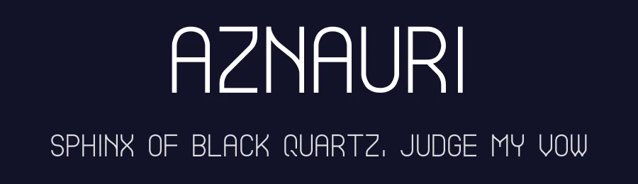 Aznauri — Sans Serif Font — thumbnail 2