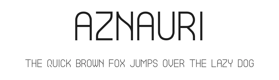 Aznauri — Sans Serif Font