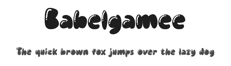 Babelgamee by sahirul iman - alexatype — Display Font