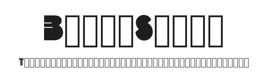 Baby Shark — Display Font