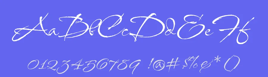 Babylonica by Robert E. Leuschke — Script Handwritten Font — thumbnail 3