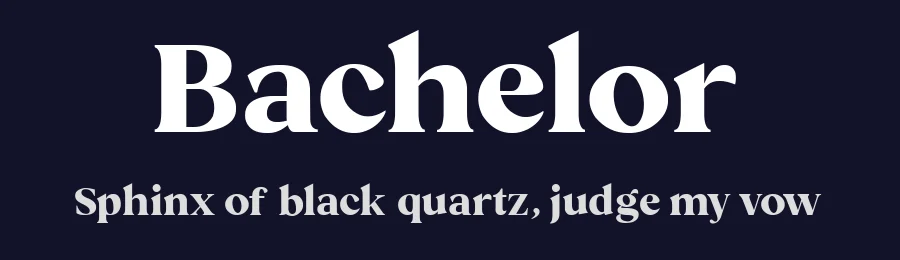 Bachelor by Ridwanfil (Ridwan Fadilah) — Serif Font — thumbnail 2