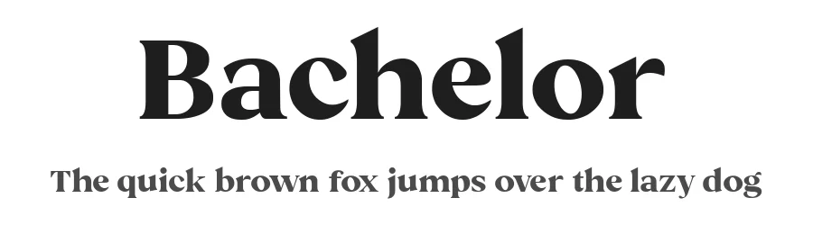 Bachelor by Ridwanfil (Ridwan Fadilah) โ Serif Font