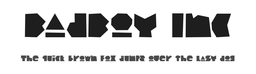 BadBoy Inc by Sahirul Iman, Semarang, alexatype — Display Font
