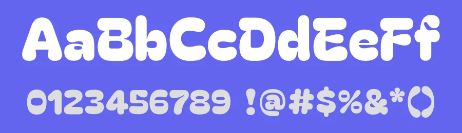 Bagel Fat by Kyung-won Kim — Sans Serif Font — thumbnail 3