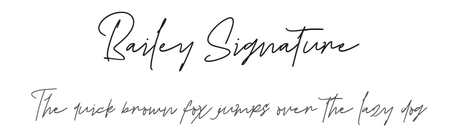 Bailey Signature