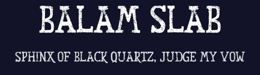 Balam Slab — Slab Serif Font — thumbnail 2