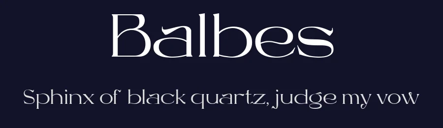 Balbes by Ekayasa — Serif Font — thumbnail 2
