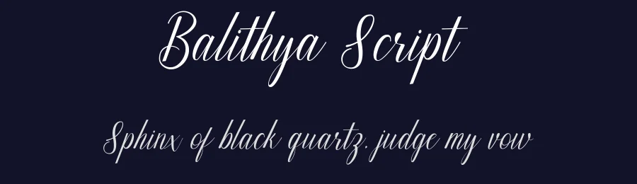 Balithya Script by Josstype — Script Handwritten Font — thumbnail 2
