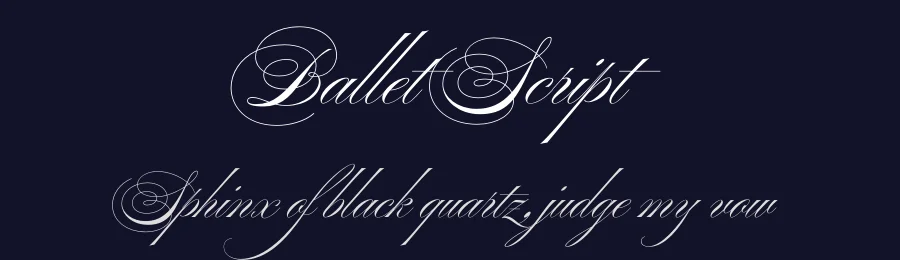 Ballet Script by Maximiliano R. Sproviero — Script Handwritten Font — thumbnail 2