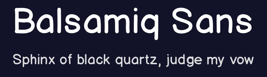 Balsamiq Sans by Michael Angeles, Balsamiq — Script Handwritten Font — thumbnail 2