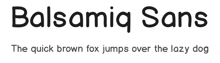Balsamiq Sans by Michael Angeles, Balsamiq — Script Handwritten Font