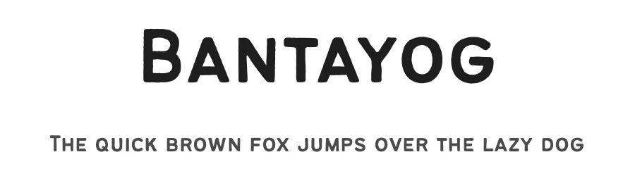 Bantayog by John David Maza — Sans Serif Font
