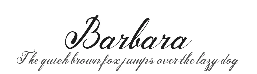 Barbara by Lili Sadili — Script Handwritten Font