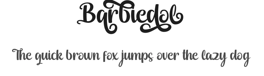 Barbiedol by Lettersweet — Script Handwritten Font