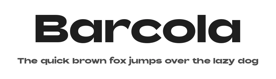 Barcola by Habib Alfatul Akbar — Sans Serif Font