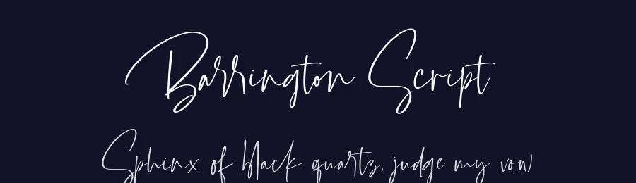 Barrington Script by Letteralle — Script Handwritten Font — thumbnail 2
