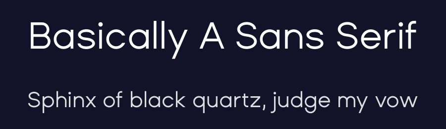Basically A Sans Serif by Hyung-Suk Kim — Sans Serif Font — thumbnail 2