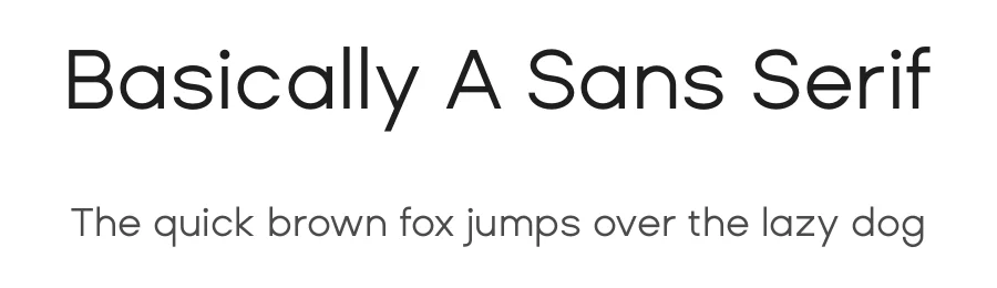 Basically A Sans Serif by Hyung-Suk Kim — Sans Serif Font