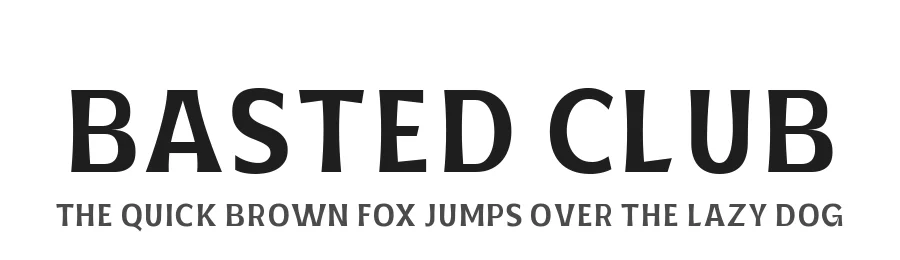 Basted Club by Abdul Artega — Display Font