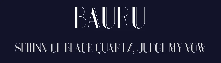 Bauru — Serif Font — thumbnail 2