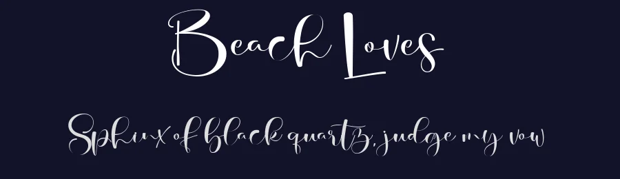 Beach Loves by Gilar Studio — Script Handwritten Font — thumbnail 2