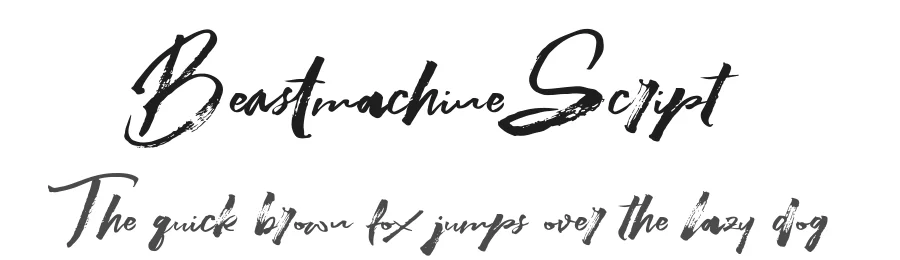 Beastmachine Script by thirtypath — Script Handwritten Font