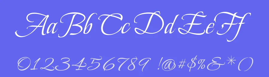 Beau Rivage by Robert E. Leuschke — Script Handwritten Font — thumbnail 3