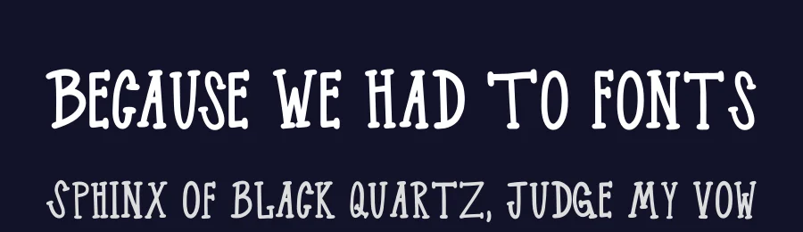 Because We Had To Fonts by Liz Wetzel, Aaron Williamson, Russ McMullin — Script Handwritten Font — thumbnail 2