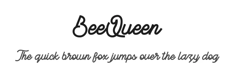BeeQueen by Riyadh Rahman — Script Handwritten Font
