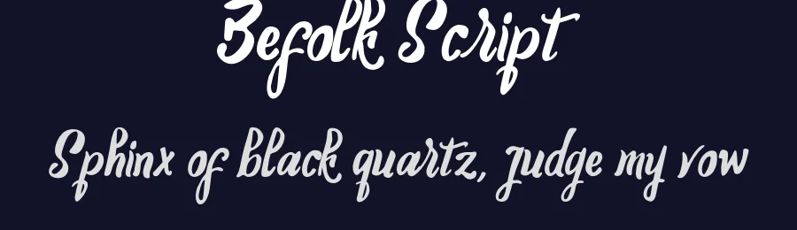 Befolk Script by Hendra Maulia — Script Handwritten Font — thumbnail 2