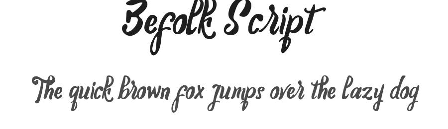Befolk Script by Hendra Maulia — Script Handwritten Font