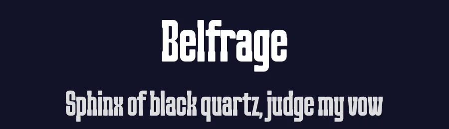 Belfrage by Marno Palangda, Muhammad Muammar, Furqan Sudirman — Slab Serif Font — thumbnail 2