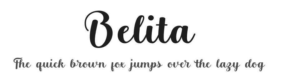 Belita by Khaidir — Script Handwritten Font