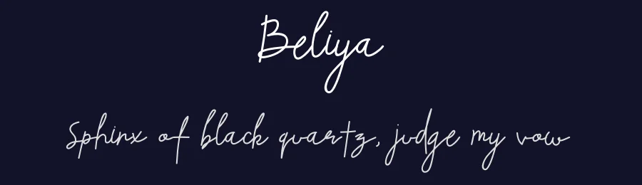 Beliya by aswangga — Script Handwritten Font — thumbnail 2