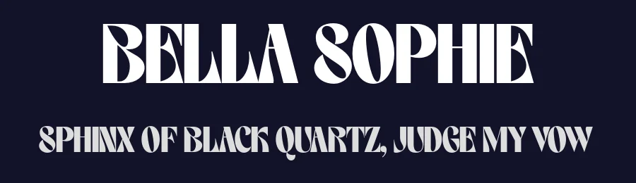 Bella Sophie — Display Font — thumbnail 2