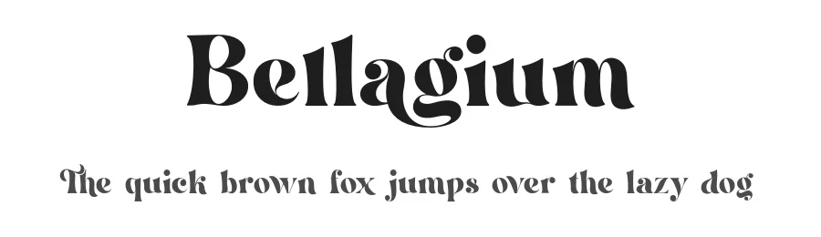 Bellagium by silverdav — Serif Font