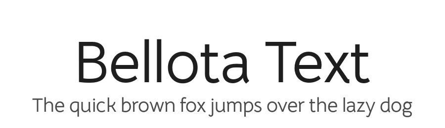 Bellota Text