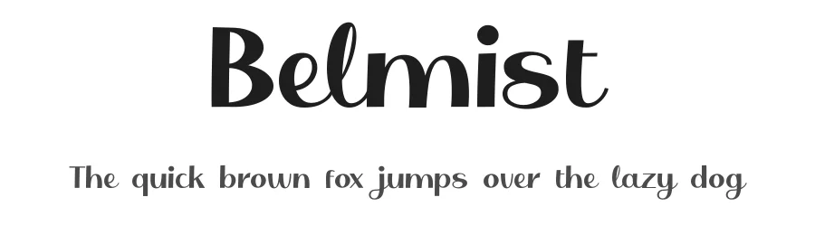 Belmist by The Trending Fonts — Script Handwritten Font