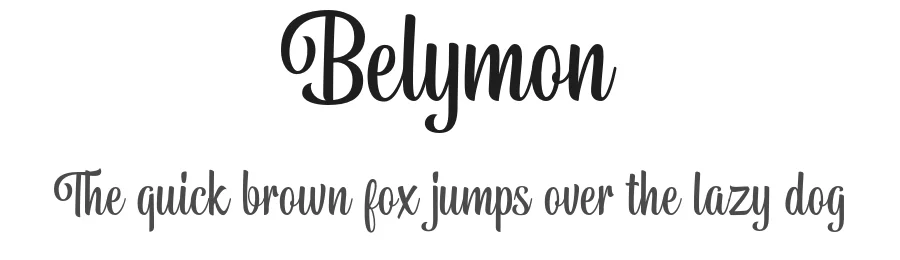 Belymon by Umar Al-Farouq — Script Handwritten Font