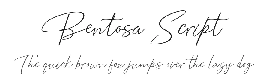 Bentosa Script by PolemStudio — Script Handwritten Font