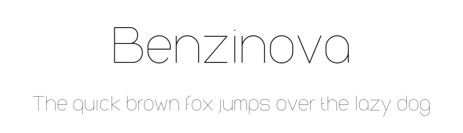 Benzinova by Jörn Lund — Sans Serif Font